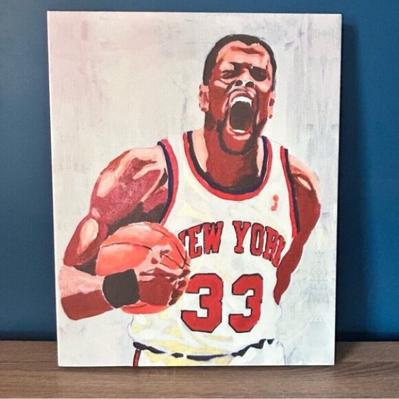 Patrick Ewing Canvas Art - Picture 1 of 4